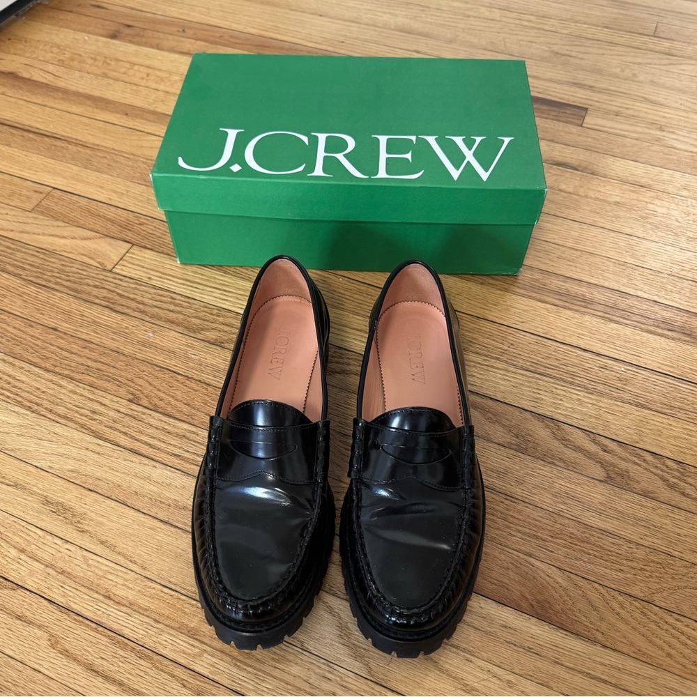 J.Crew Winona lug loafers